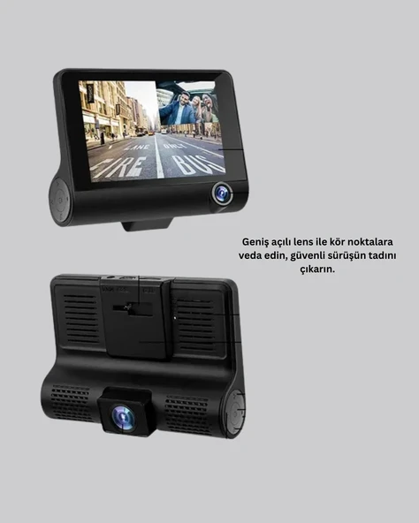 3 Kameralı Araç Dvr - Resim 4