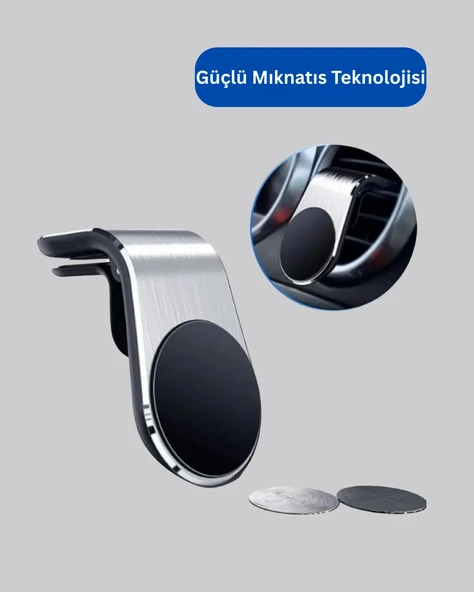 Mini Manyetikli Araç Telefon Tutucu - Resim 3