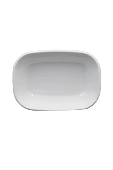 17 Cm Melamin Kare Kayı Tabak Royaleks-054 ürün görseli 1