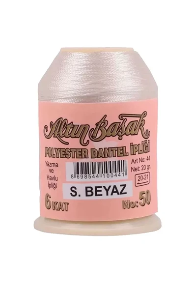 Altınbaşak Oya ve Dantel İpi 20 gr - Royaleks - No: Ş.BEYAZ ürün görseli 1