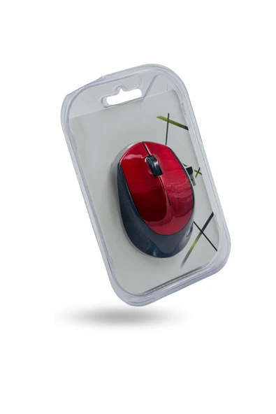 Büro Ev Ofis Bilgisayarı için Kırmızı Wifi Kablosuz Mouse ürün görseli 1