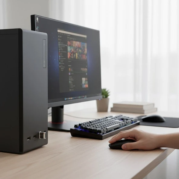 Büro Ev Ofis Oyun Bilgisayarı için Siyah Kablosuz Sessiz Mouse ürün görseli 1