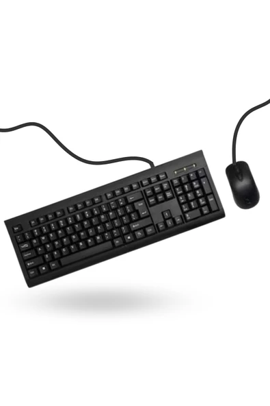 Büro Ev Ofis Bilgisayarı için Klasik Klavye Mouse Seti ürün görseli 1