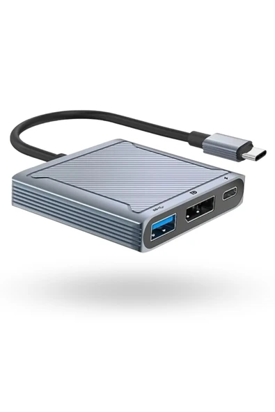 Büro Ev Ofis Cihazları için UsbC-3HUB Displayport ürün görseli 1
