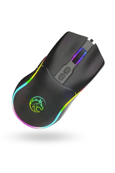 Büro Ev Ofis Bilgisayarı için Rgb Işıklı Gaming Mouse ürün görseli 1