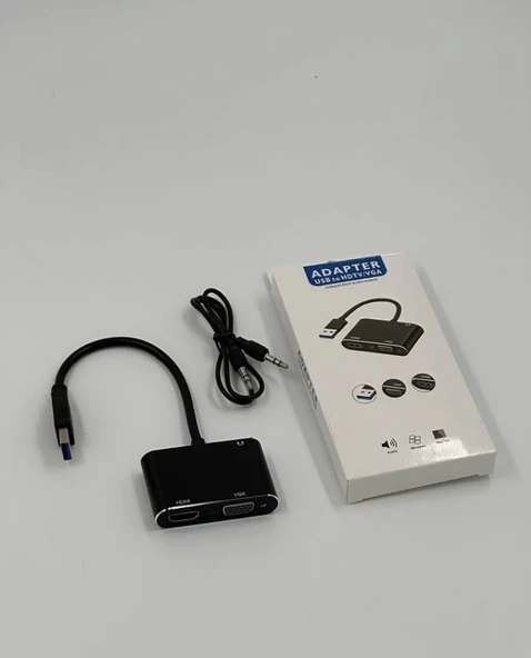 Büro Ev Ofis Cihazları için USB HDMI VGA AUX Çevirici ürün görseli 1