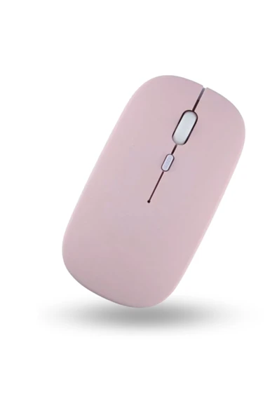Büro Ev Ofis Bilgisayarı için Pembe Bluetooth Mouse ürün görseli 1