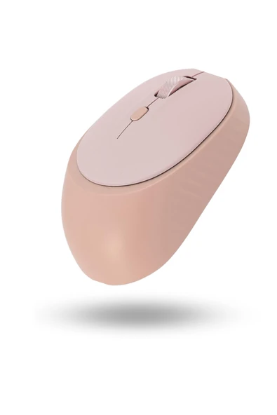 Büro Ev Ofis Bilgisayarı için Şeker Pembe Bluetooth Wifi Mouse ürün görseli 1