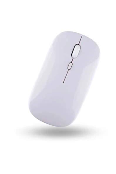 Büro Ev Ofis Bilgisayarı için Beyaz Bluetooth Mouse ürün görseli 1