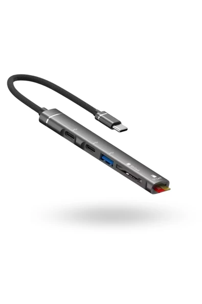 Büro Ev Ofis Cihazları için UsbC-5HUB Card Reader ürün görseli 1