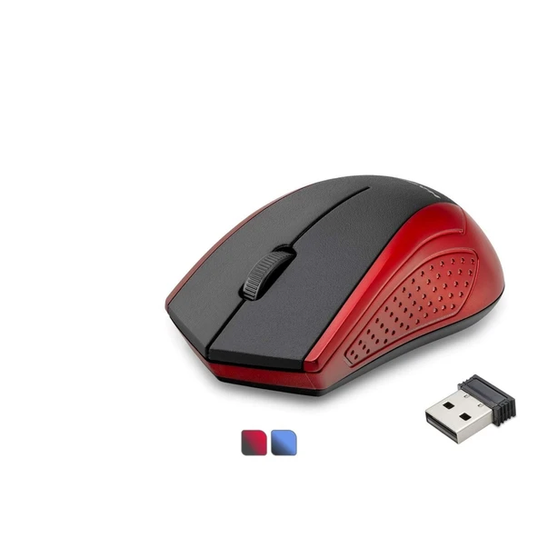 Büro Ev Ofis Bilgisayarı için Wıreless 800/1600 Dpı Siyah Kablosuz Mouse ürün görseli 1