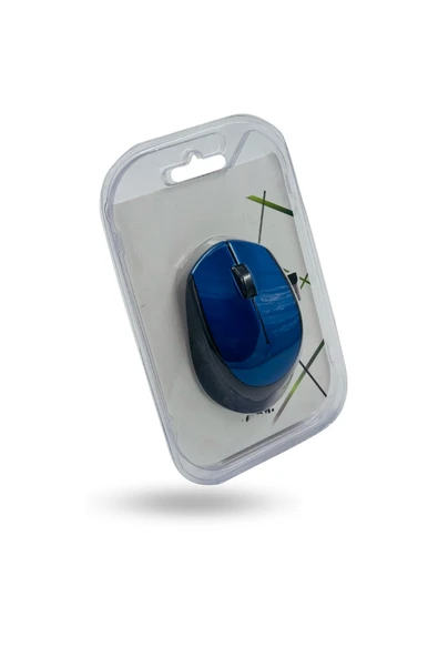 Büro Ev Ofis Bilgisayarı için Mavi Wifi Kablosuz Mouse ürün görseli 1