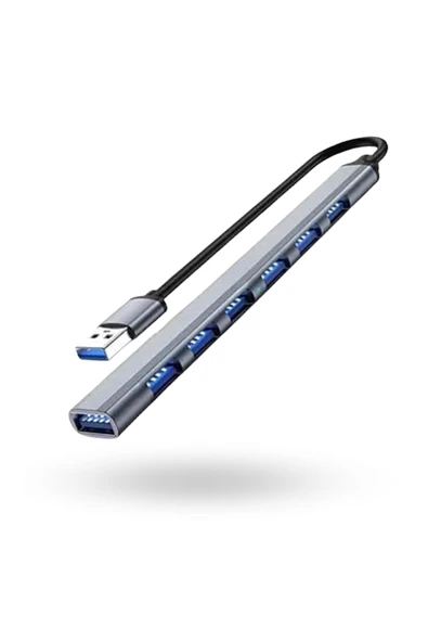 Büro Ev Ofis Cihazları için Usb-7HUB Metal Dağıtıcı ürün görseli 1