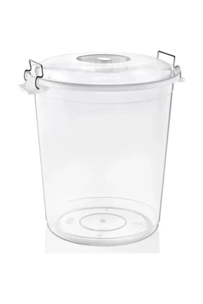 Plus Şeffaf Bakliyat Kovası 50 Litre Royaleks-ASD173 ürün görseli 1