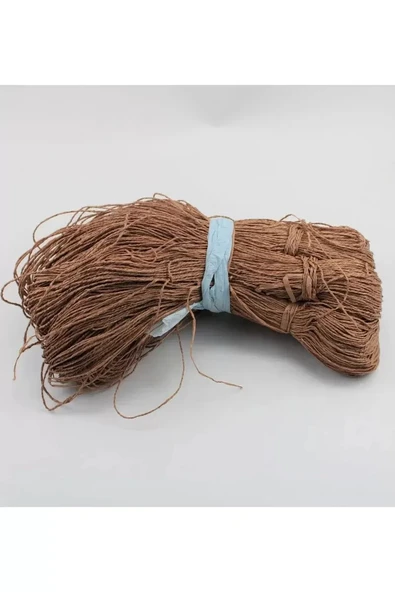 Koyu Taba Renk Çile Kağıt İp Çanta Ipi Supla Ipi  No:34 - (550-600 gr) ürün görseli 1
