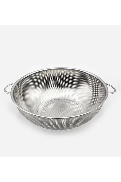 Çift Kulplu Metal Süzgeç 22,5 Cm. Royaleks-CLKN-1545 ürün görseli 1