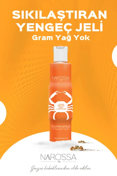 Narcissa Sıkılaştıran Yengeç Jeli - , Sıkılaştırıcı, Selülit Ve Çatlak Giderici Jel 250ml ürün görseli 1