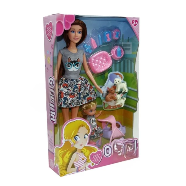 WG-115164 KUTULU 29 CM ANNE KIZ PET SHOPTA ürün görseli 1