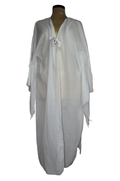 artıbir bodrum Kimono Düz Beyaz - Resim 4