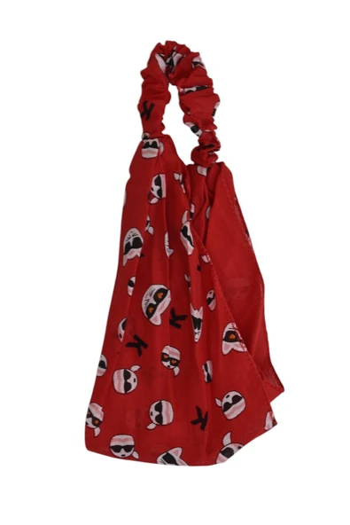 artıbir bodrum Lastikli Paraşüt Bandana Kedili Desen ürün görseli 1
