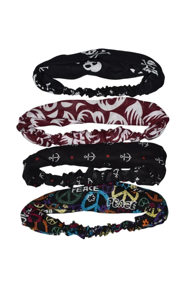 YELPAZE DÜNYASI Lastikli Bandana Seti Paraşüt Bandana Model ürün görseli 1