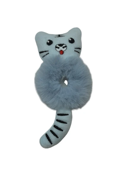 artıbir bodrum Lastikli Peluş Kedi Toka ürün görseli 1