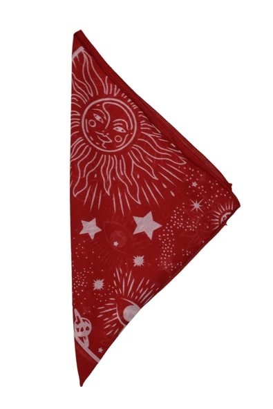 artıbir bodrum Bandana Atmosfer Desenli Kare ürün görseli 1
