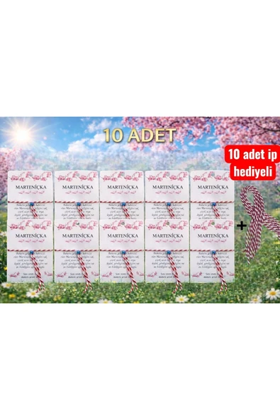 YELPAZE DÜNYASI Marteniçka Bileklik 10 + 10 lu Set ürün görseli 1