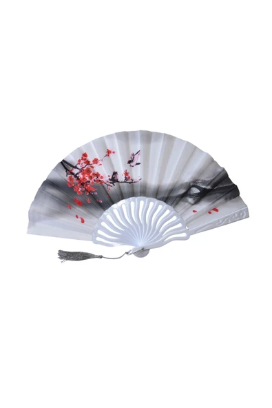 YELPAZE DÜNYASI Yelpaze Sakura Çi̇çek Desenli̇ Şik Seri̇nleti̇ci̇ ürün görseli 1