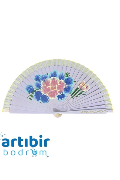 artıbir bodrum Yelpaze Çift Taraflı Dizayn Edilmiş Ahşap Model ürün görseli 1