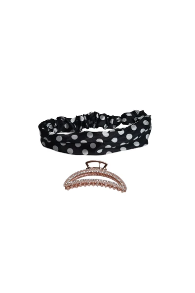 YELPAZE DÜNYASI Lüks Tasarım Şıklığı Saten Bandana ve toka seti ürün görseli 1