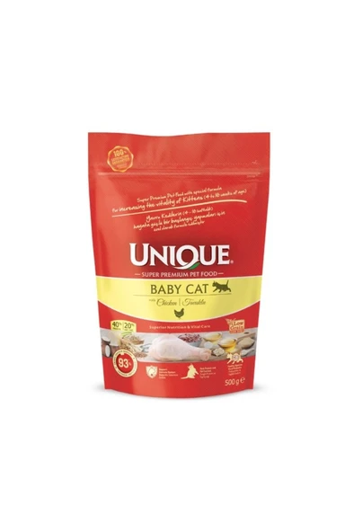 Unique Baby Cat Tavuklu Yavru Kedi Maması 500 Gr ürün görseli 1