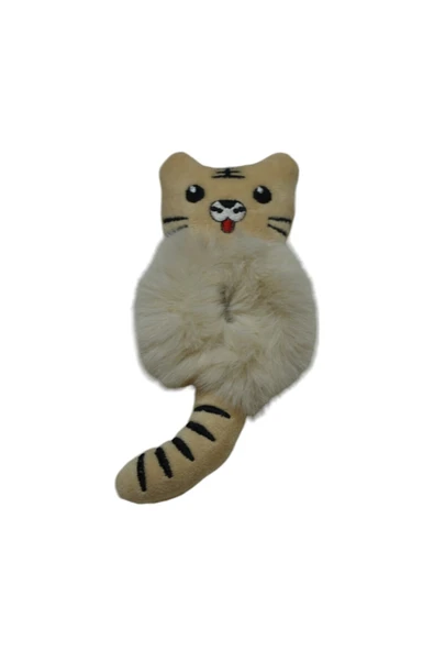 artıbir bodrum Lastikli Peluş Kedi Toka ürün görseli 1