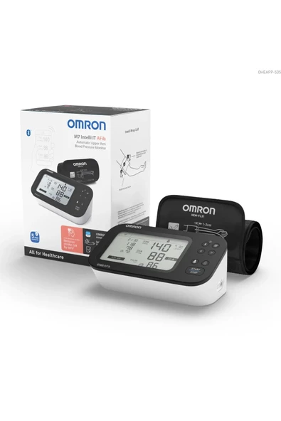 Omron M7 Intelli IT Af (Fibrilasyon) HEM-7380T1-EBK Koldan Ölçer Tansiyon Aleti ürün görseli 1