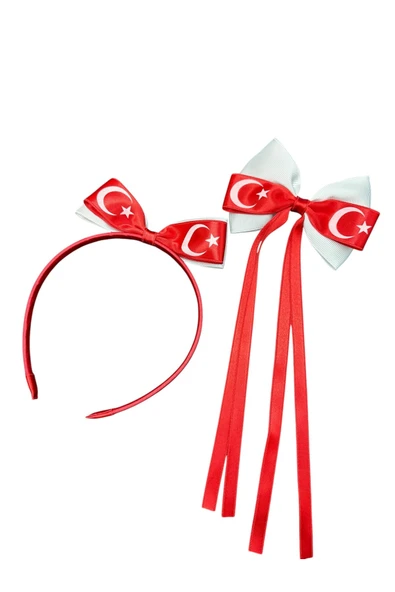 YELPAZE DÜNYASI Saç Toka Taçlar Milli Bayramlara Özel 23 Nisan 19 Mayıs 29 Ekim ürün görseli 1