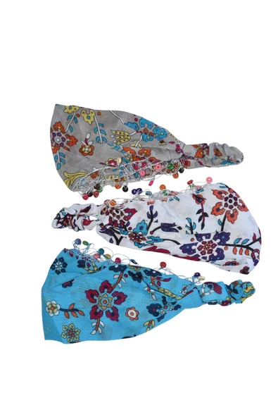 YELPAZE DÜNYASI Bandana Paraşüt Model Lastikli 3 Lü ürün görseli 1