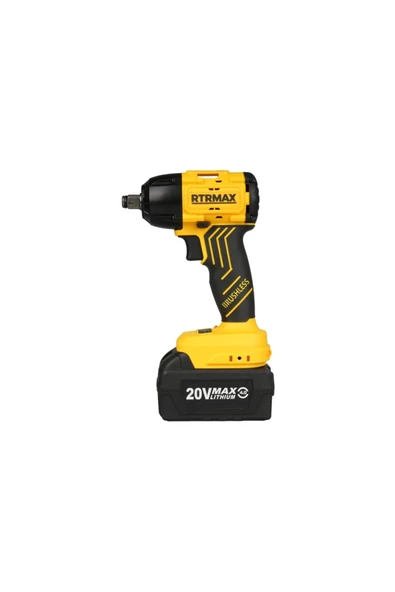 AKÜLÜ SOMUN SIKMA KÖMÜRSÜZ 1/2 350Nm 2x4 Ah AKÜ RTRMAX S-LION ürün görseli 1