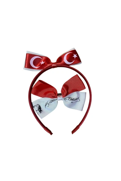 YELPAZE DÜNYASI Saç Toka Taçlar Milli Bayramlara Özel 23 Nisan 19 Mayıs 29 Ekim ürün görseli 1