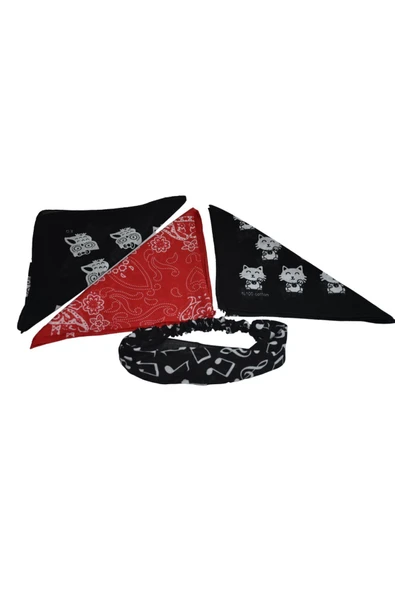 YELPAZE DÜNYASI Bandana 4 lü set ürün görseli 1