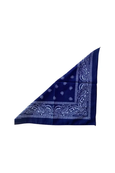 artıbir bodrum Lacivert Desenli Bandana ürün görseli 1