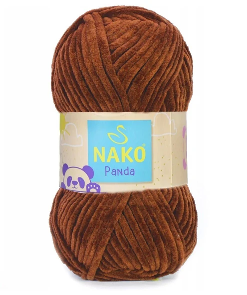 Nako Panda 14220 Kızıl Kahve 5 Adet Örgü Ipi ürün görseli 1