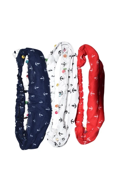 YELPAZE DÜNYASI Bandana Paraşüt Model Lastikli Boncuklu ürün görseli 1