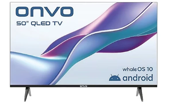 Onvo 50VQ80F2FA Full HD 50" 127 Ekran Uydu Alıcılı Smart QLED TV ürün görseli 1