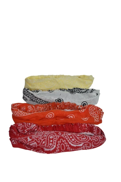 YELPAZE DÜNYASI Lastikli Bandana 4 lü set ürün görseli 1