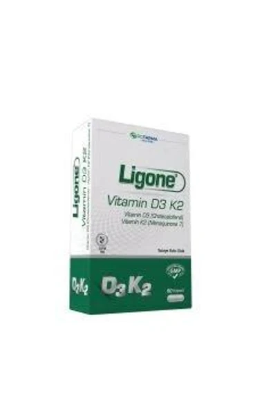Ligone Vitamin D3/K2 60 Kapsül ürün görseli 1