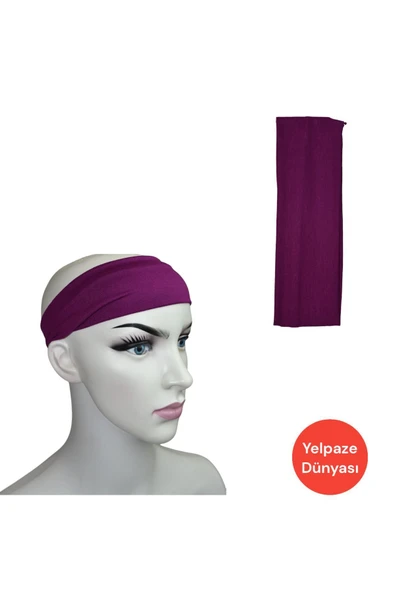 YELPAZE DÜNYASI 5 AL 4 ÖDE KAMPANYALI %100 PAMUK SPOR GÜNLÜK  SAÇ BANDI ürün görseli 1