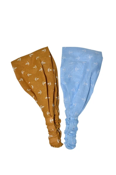 YELPAZE DÜNYASI Bandana Seti Lastikli Paraşüt Model Şal Desenli ürün görseli 1