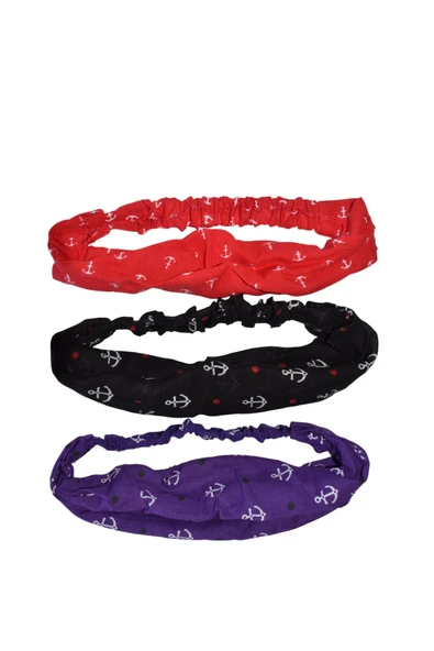 YELPAZE DÜNYASI Bandana Paraşüt Model Lastikli 3 Lü ürün görseli 1