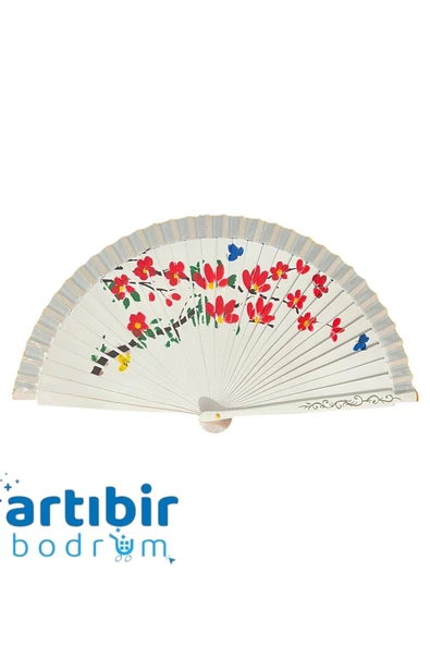 artıbir bodrum Yelpaze Çift Taraflı Dizayn Edilmiş Ahşap Model ürün görseli 1
