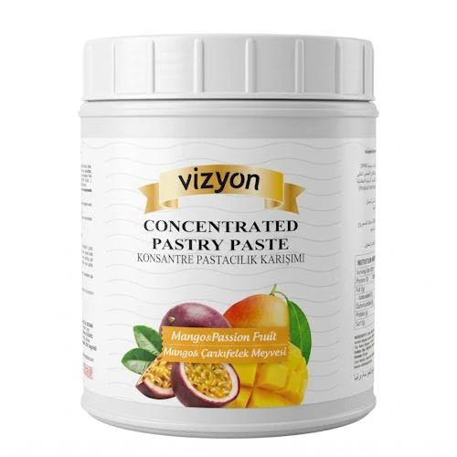 VİZYON KONSANTRE MANGO PASSION FRUIT PASTACILIK KARIŞIMI 1 KG ürün görseli 1